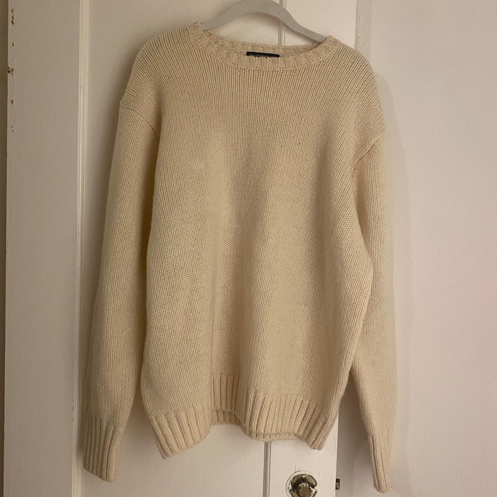 Cream Brandy Melville Wool Sweater